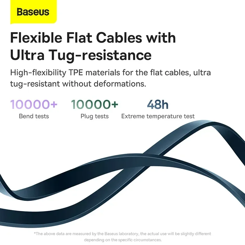 Baseus 3-in-1 Kabel USB-C naar Micro-USB / USB-C / Lightning 1.1M Wit afbeelding 2