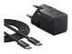Baseus GaN5 25W Compacte Fast Charger Mini met USB-C naar USB-C Kabel 1M Zwart afbeelding 1