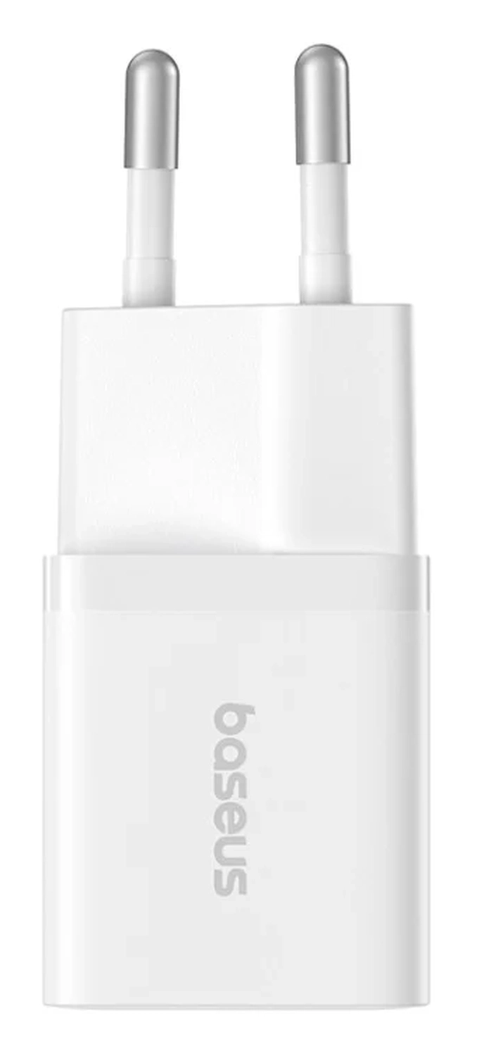 Baseus GaN5 25W Compacte Fast Charger Mini met USB-C naar USB-C Kabel 1M Wit afbeelding 2