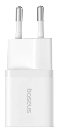 Baseus GaN5 25W Compacte Fast Charger Mini met USB-C naar USB-C Kabel 1M Wit afbeelding 2