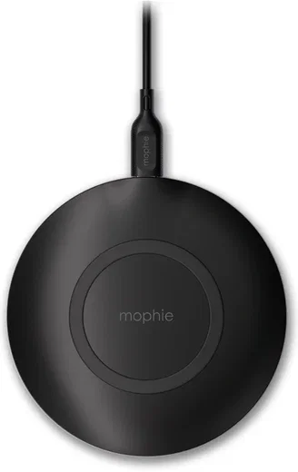 Mophie Essentials Wireless Charger Pad 15W Draadloze Oplader Zwart afbeelding 2