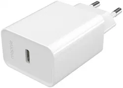 Mophie Essentials Duurzame USB-C Power Adapter 20W Wit afbeelding