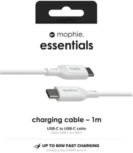 Mophie USB-C naar USB-C 60W 1M Wit afbeelding 3
