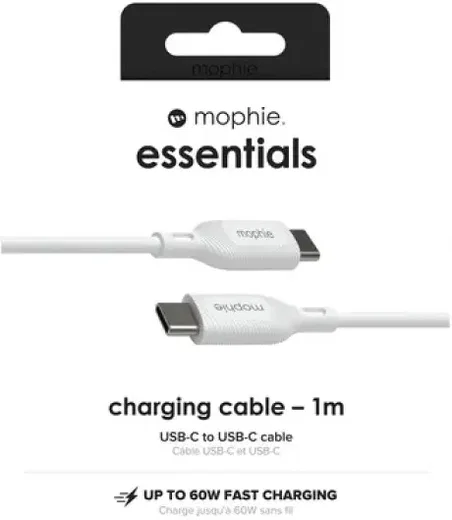 Mophie USB-C naar USB-C 60W 1M Wit afbeelding 3