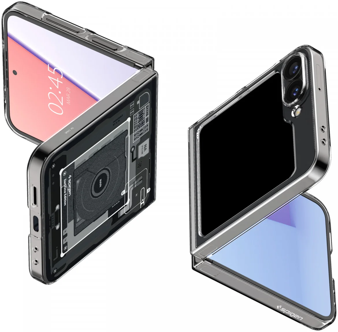 Spigen Air Skin Samsung Galaxy Z Flip 7 FE / 6 Hoesje Back Cover Zero One afbeelding 12