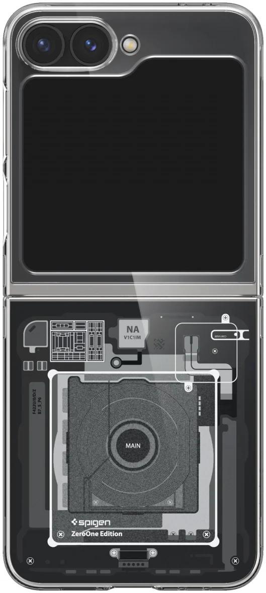 Spigen Air Skin Samsung Galaxy Z Flip 7 FE / 6 Hoesje Back Cover Zero One afbeelding 2