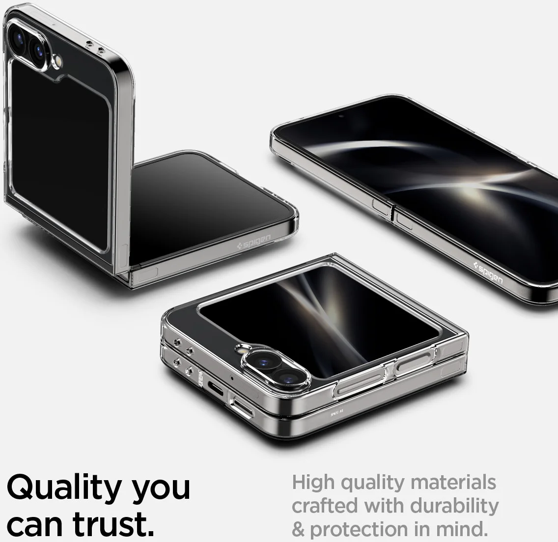 Spigen Air Skin Samsung Galaxy Z Flip 7 FE / 6 Hoesje Back Cover Zero One afbeelding 4
