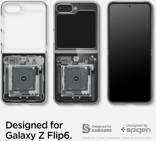 Spigen Air Skin Samsung Galaxy Z Flip 7 FE / 6 Hoesje Back Cover Zero One afbeelding 8