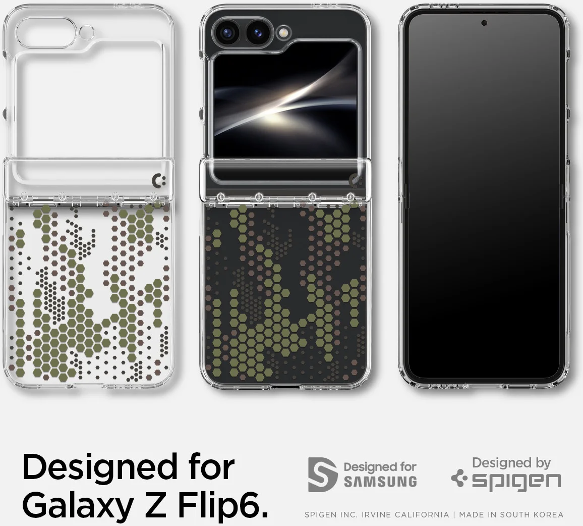Spigen Ultra Hybrid Pro Samsung Galaxy Z Flip 7 FE / 6 Hoesje Camo afbeelding 8