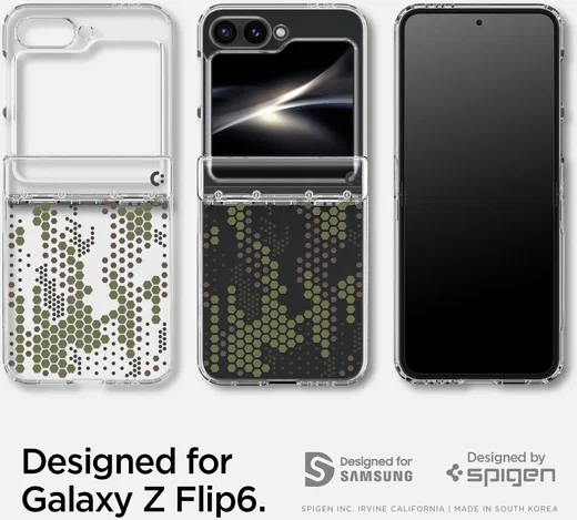 Spigen Ultra Hybrid Pro Samsung Galaxy Z Flip 7 FE / 6 Hoesje Camo afbeelding 8