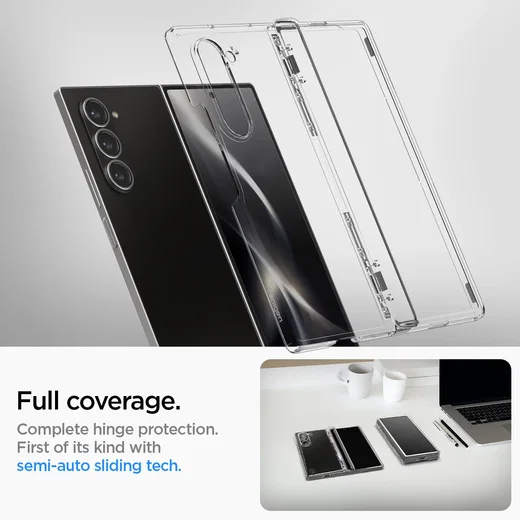 Spigen Ultra Hybrid Pro Samsung Galaxy Z Fold 6 Hoesje Back Cover Transparant afbeelding 5
