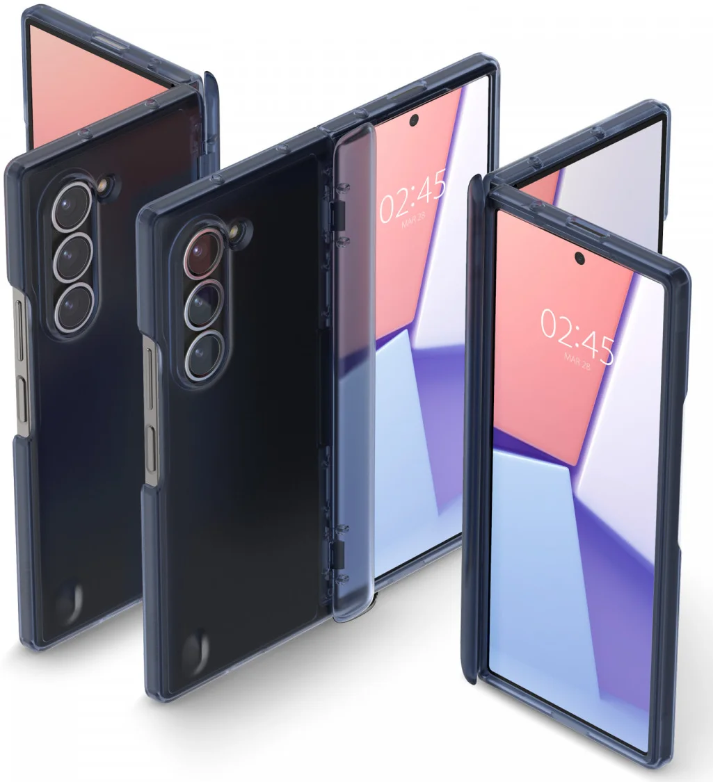 Spigen Ultra Hybrid Pro Samsung Galaxy Z Fold 6 Hoesje Back Cover Blauw afbeelding 11