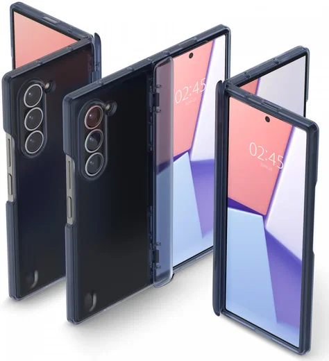 Spigen Ultra Hybrid Pro Samsung Galaxy Z Fold 6 Hoesje Back Cover Blauw afbeelding 11