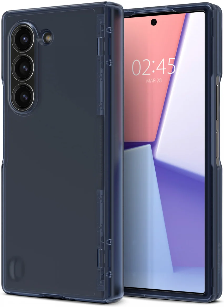 Spigen Ultra Hybrid Pro Samsung Galaxy Z Fold 6 Hoesje Back Cover Blauw afbeelding 2