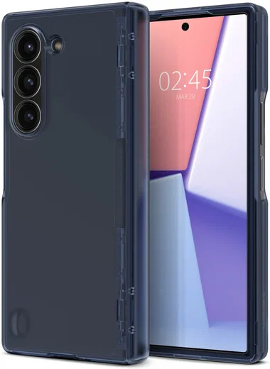 Spigen Ultra Hybrid Pro Samsung Galaxy Z Fold 6 Hoesje Back Cover Blauw afbeelding 2