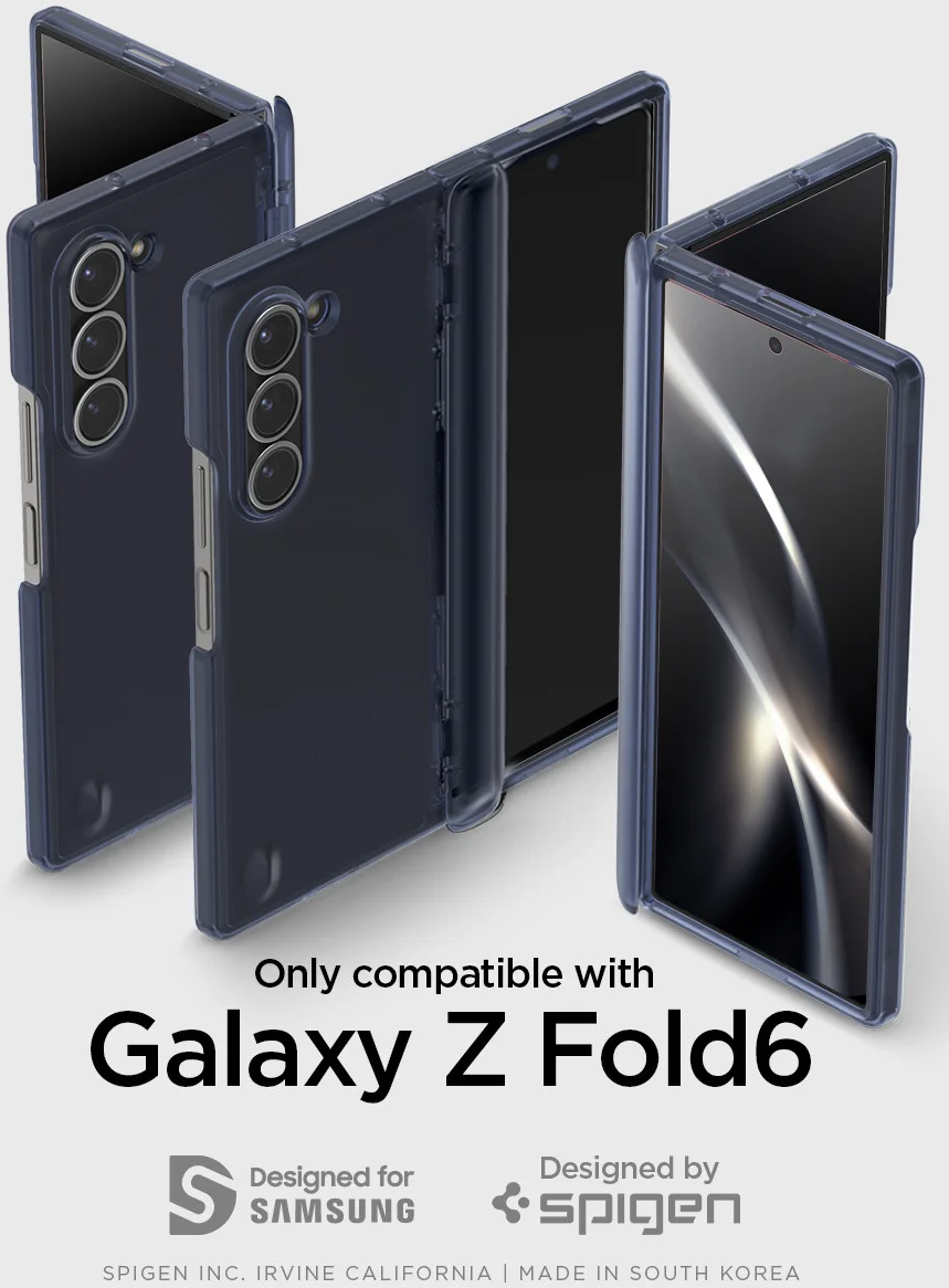 Spigen Ultra Hybrid Pro Samsung Galaxy Z Fold 6 Hoesje Back Cover Blauw afbeelding 8