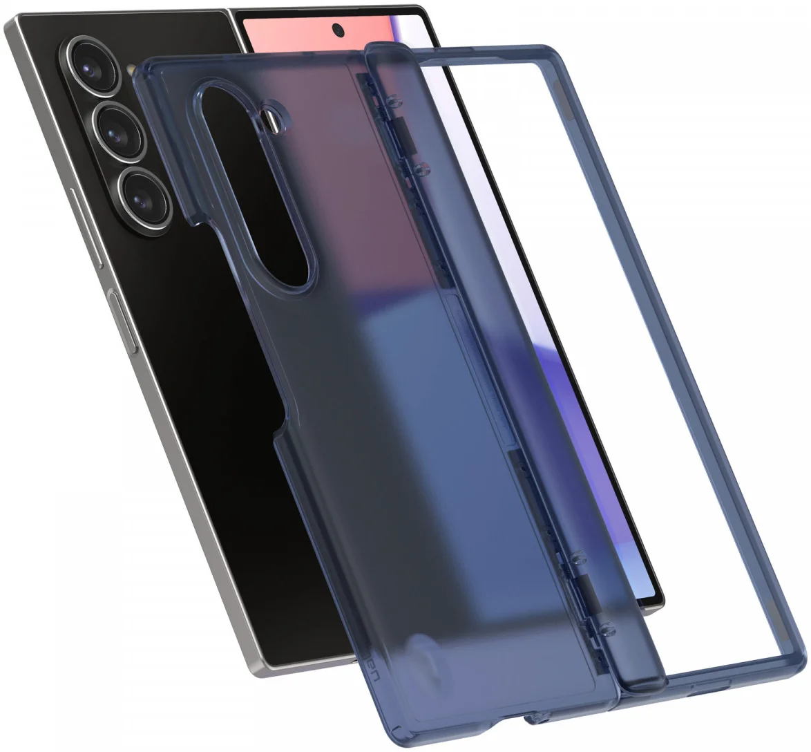 Spigen Ultra Hybrid Pro Samsung Galaxy Z Fold 6 Hoesje Back Cover Blauw afbeelding 9