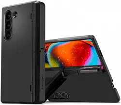 Spigen Tough Armor Pro Samsung Galaxy Z Fold 6 Hoesje Back Cover Zwart afbeelding