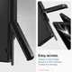 Spigen Tough Armor Pro Samsung Galaxy Z Fold 6 Hoesje Back Cover Zwart afbeelding 6