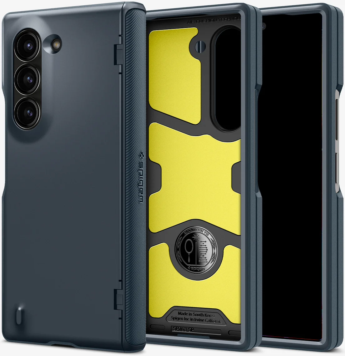 Spigen Slim Armor Pro Samsung Galaxy Z Fold 6 Hoesje Metal Slate afbeelding 1