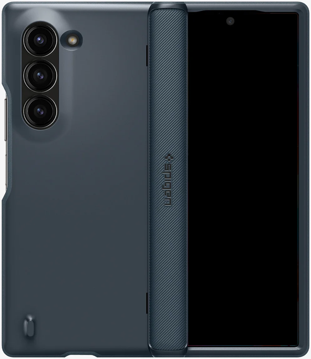 Spigen Slim Armor Pro Samsung Galaxy Z Fold 6 Hoesje Metal Slate afbeelding 2