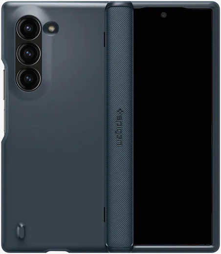 Spigen Slim Armor Pro Samsung Galaxy Z Fold 6 Hoesje Metal Slate afbeelding 2