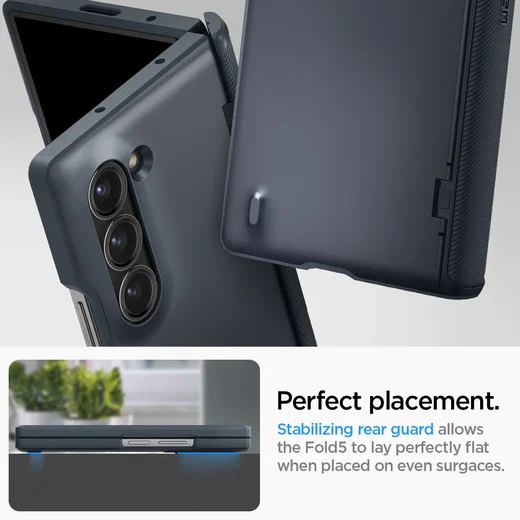 Spigen Slim Armor Pro Samsung Galaxy Z Fold 6 Hoesje Metal Slate afbeelding 5