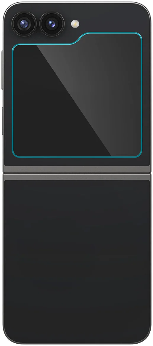 Spigen EZ Fit GLAS.tR Samsung Galaxy Z Flip 7 FE / 6 Screen Protector 2-Pack afbeelding 9