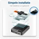 Spigen EZ Fit GLAS.tR Samsung Galaxy Z Flip 7 FE / 6 Screen Protector 2-Pack afbeelding 3