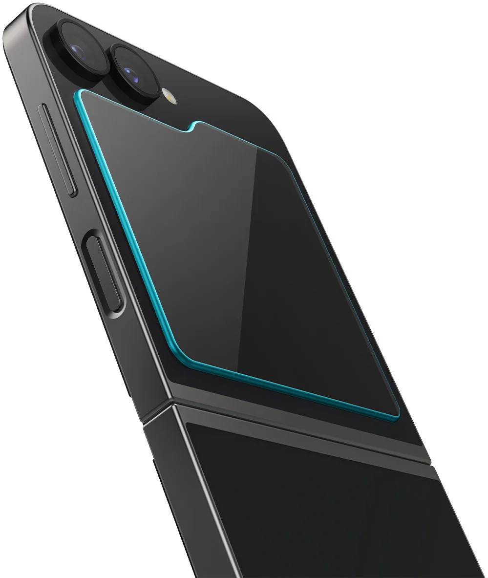 Spigen EZ Fit GLAS.tR Samsung Galaxy Z Flip 7 FE / 6 Screen Protector 2-Pack afbeelding 7