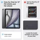 Spigen Ultra Hybrid Pro iPad Air 13 (24/25/26) Hoes Book Case Zwart afbeelding 3