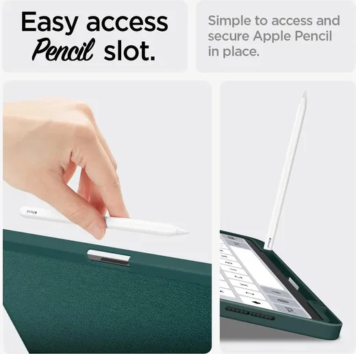 Spigen Urban Fit Apple iPad Air 13 (24/25/26) Hoes Book Case Groen afbeelding 8