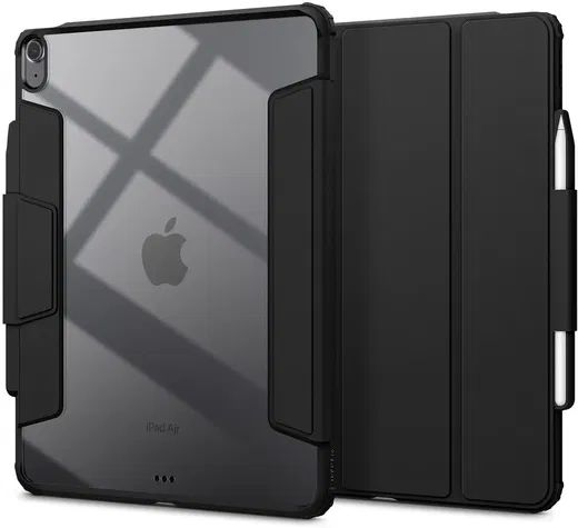 Spigen Air Skin Pro Apple iPad Air 13 (24/25) Hoes Book Case Zwart afbeelding 1