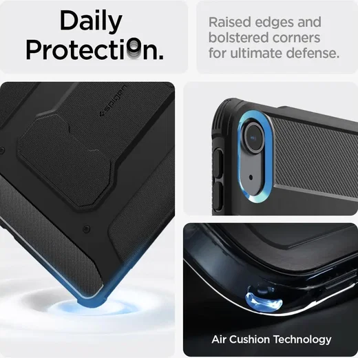 Spigen Rugged Armor Pro Apple iPad Air 13 (24/25/26) Hoes Book Case Zwart afbeelding 4