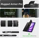 Spigen Rugged Armor Pro Apple iPad Air 13 (24/25/26) Hoes Book Case Zwart afbeelding 5