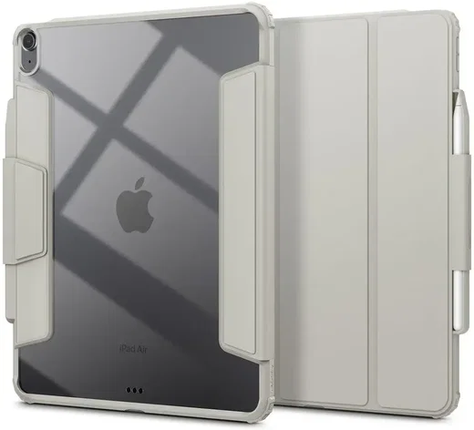 Spigen Air Skin Pro Apple iPad Air 13 (24/25/26) Hoes Book Case Grijs afbeelding 1