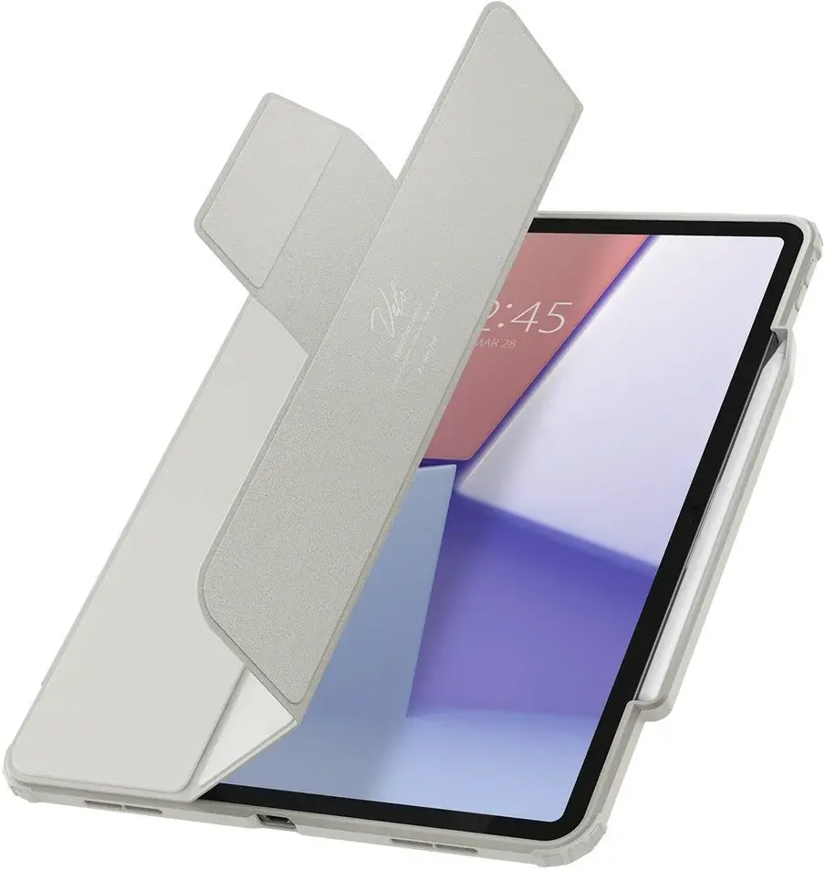 Spigen Air Skin Pro Apple iPad Air 13 (24/25/26) Hoes Book Case Grijs afbeelding 11