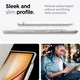 Spigen Air Skin Pro Apple iPad Air 13 (24/25/26) Hoes Book Case Grijs afbeelding 8