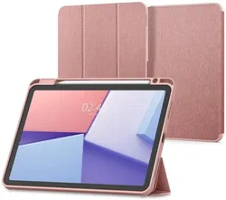 Spigen Urban Fit Apple iPad Air 11 (2024/2025) Hoes Book Case Roze afbeelding