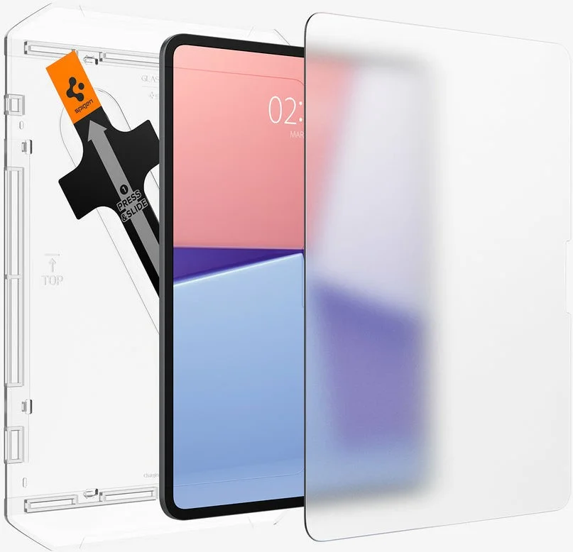 Spigen Paper Touch iPad Pro 13 (2024/2025) Screen Protector met Montageframe afbeelding 2