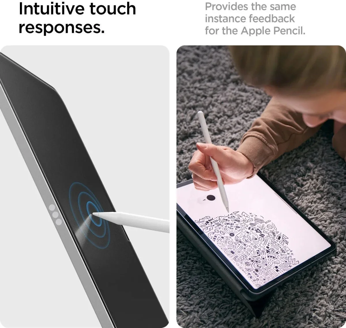 Spigen Paper Touch iPad Pro 13 (2024/2025) Screen Protector met Montageframe afbeelding 3