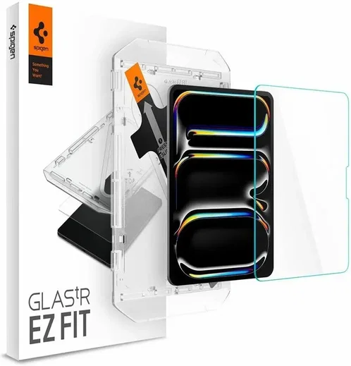 Spigen EZ Fit GLAS.tR iPad Pro 11 (2024/2025) Screen Protector 1-Pack afbeelding 1