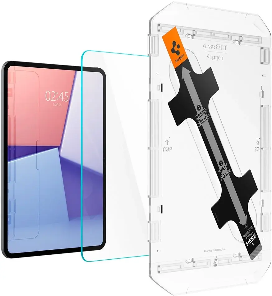 Spigen EZ Fit GLAS.tR iPad Pro 11 (2024/2025) Screen Protector 1-Pack afbeelding 7