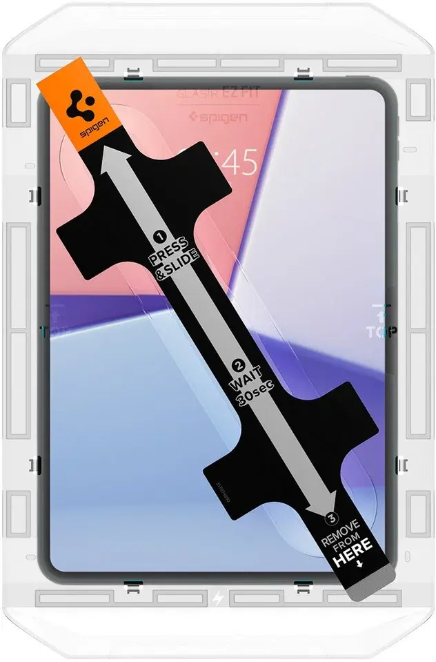Spigen EZ Fit GLAS.tR iPad Pro 11 (2024/2025) Screen Protector 1-Pack afbeelding 8