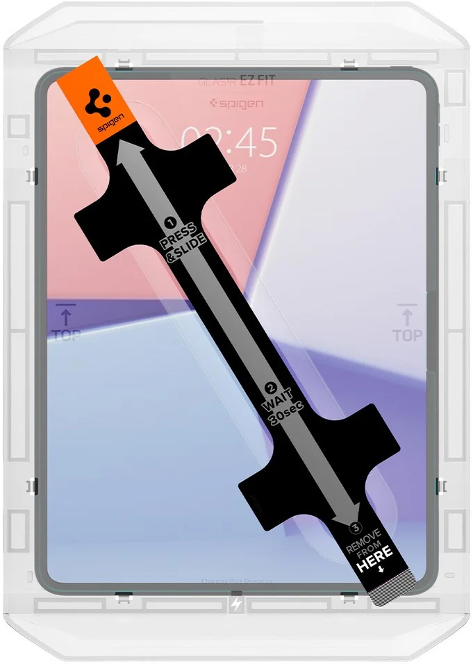 Spigen EZ Fit GLAS.tR iPad Pro 13 (2024/2025) Screen Protector 1-Pack afbeelding 4