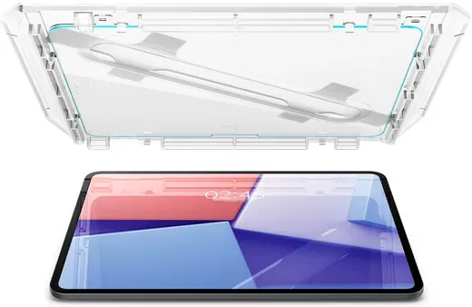 Spigen EZ Fit GLAS.tR iPad Pro 13 (2024/2025) Screen Protector 1-Pack afbeelding 6