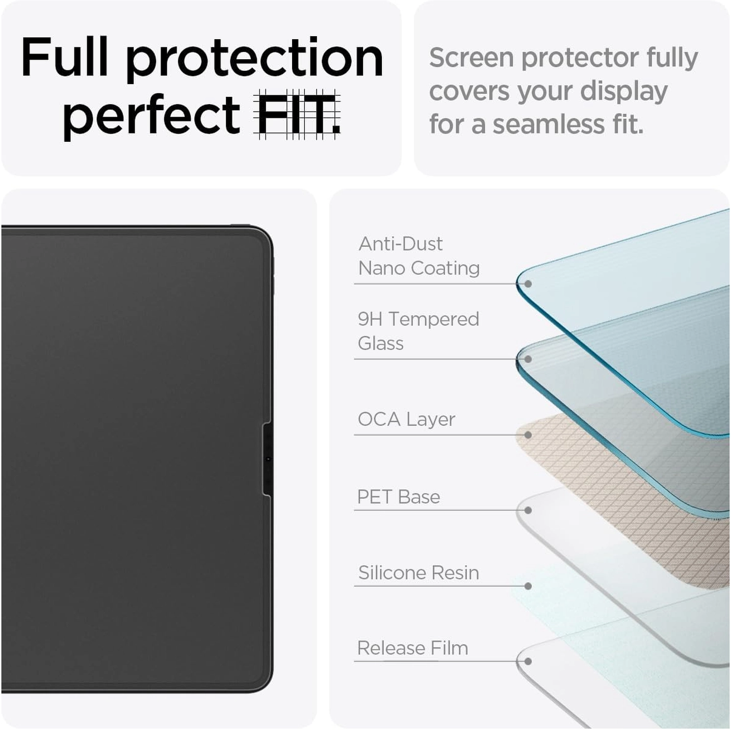 Spigen Paper Touch iPad Pro 11 (2024/2025) Screen Protector met Montageframe afbeelding 7