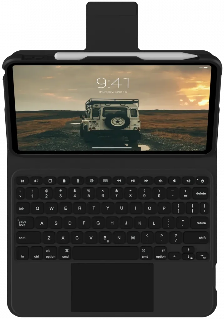 UAG Apple iPad 11 (2025) / 10.9 (2022) Toetsenbord Hoes met Trackpad Zwart afbeelding 4