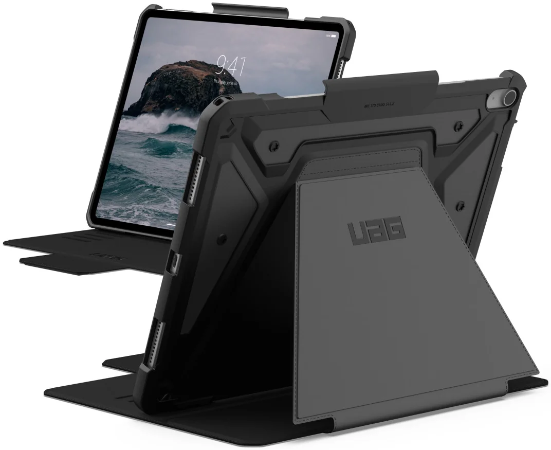 Urban Armor Gear Metropolis SE Apple iPad Air 13 (24/25/26) Hoes Book Case Zwart afbeelding 1