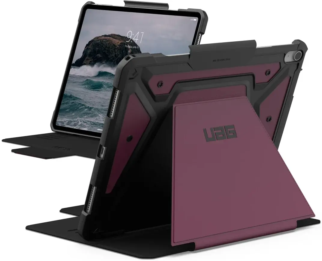 Urban Armor Gear Metropolis SE Apple iPad Air 13 (24/25/26) Hoes Book Case Rood afbeelding 1